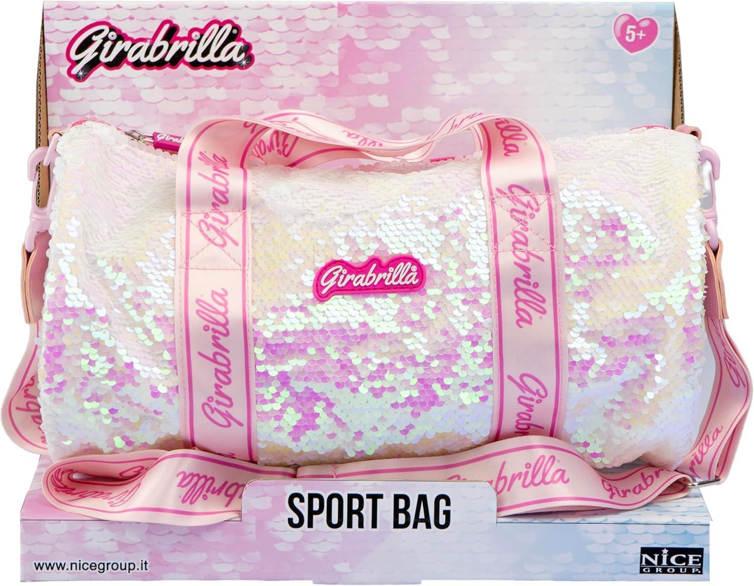 nice girabrilla sport bag bianca