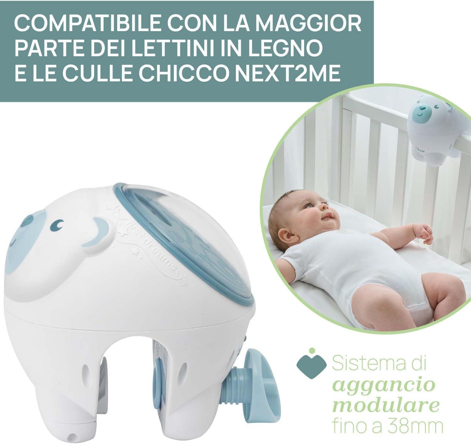 chicco proiettore orso polare blu