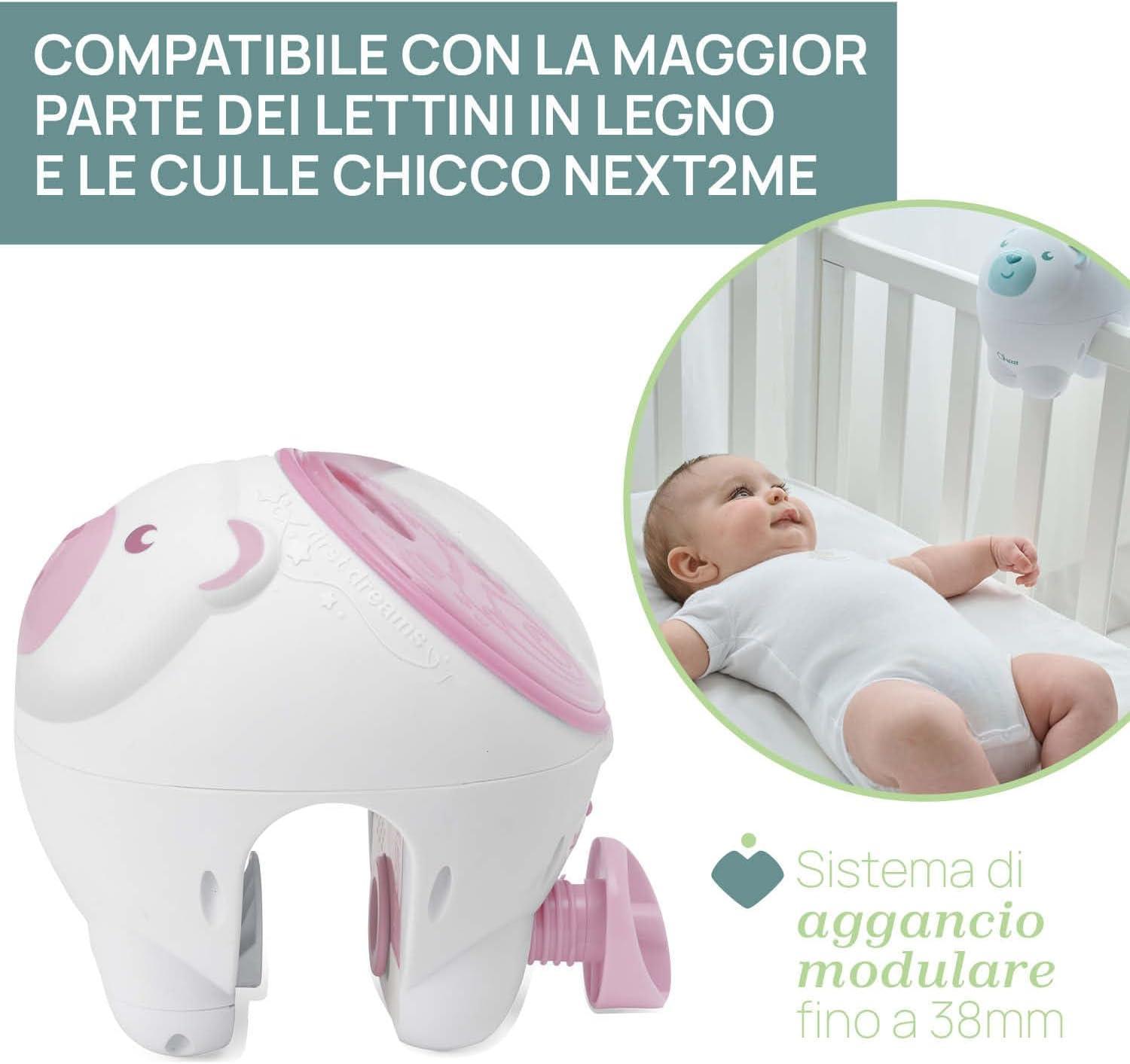 chicco proiettore orso polare rosa