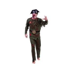 Costume zombie guardia adulto